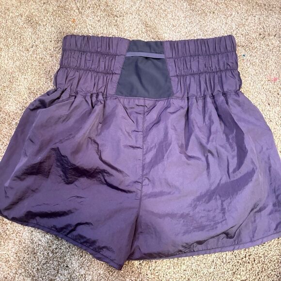 NWOT Free People FP Movement The Way Home‎ Shorts Purple Athletic Workout Large - Picture 2 of 4